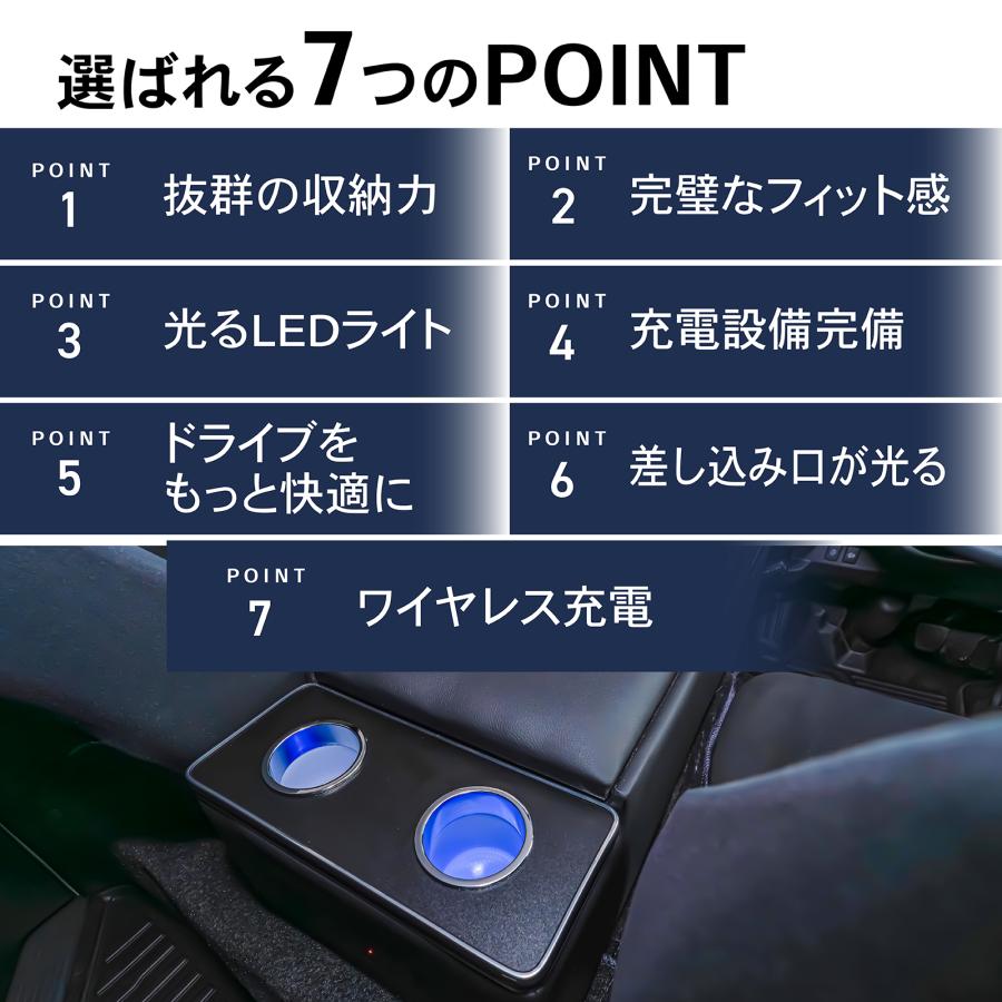 R5 ハイエース　7型　センターコンソール クラフトプラス センターコンソールボックス トヨタ 200系