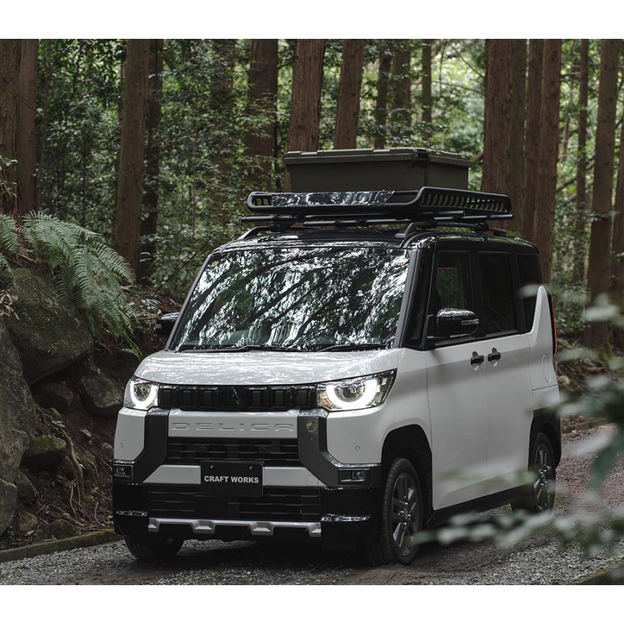 デリカミニ ルーフキャリア ルーフラック 新型 ラック 外装 軽量
