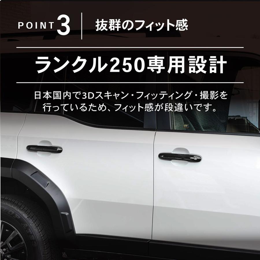 ランドクルーザー 250系 ドアハンドル プロテクター 4枚セット
