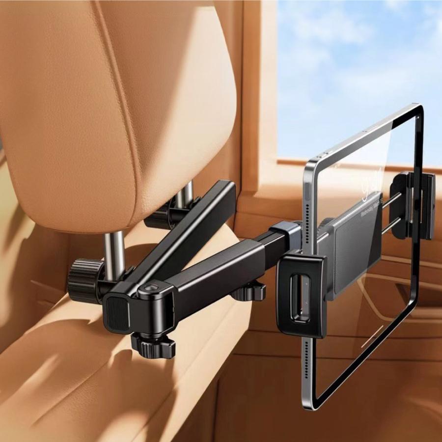 tabu（感謝） タブレット ホルダー ヘッドレスト 車 スマホ スタンド 固定 後部座席