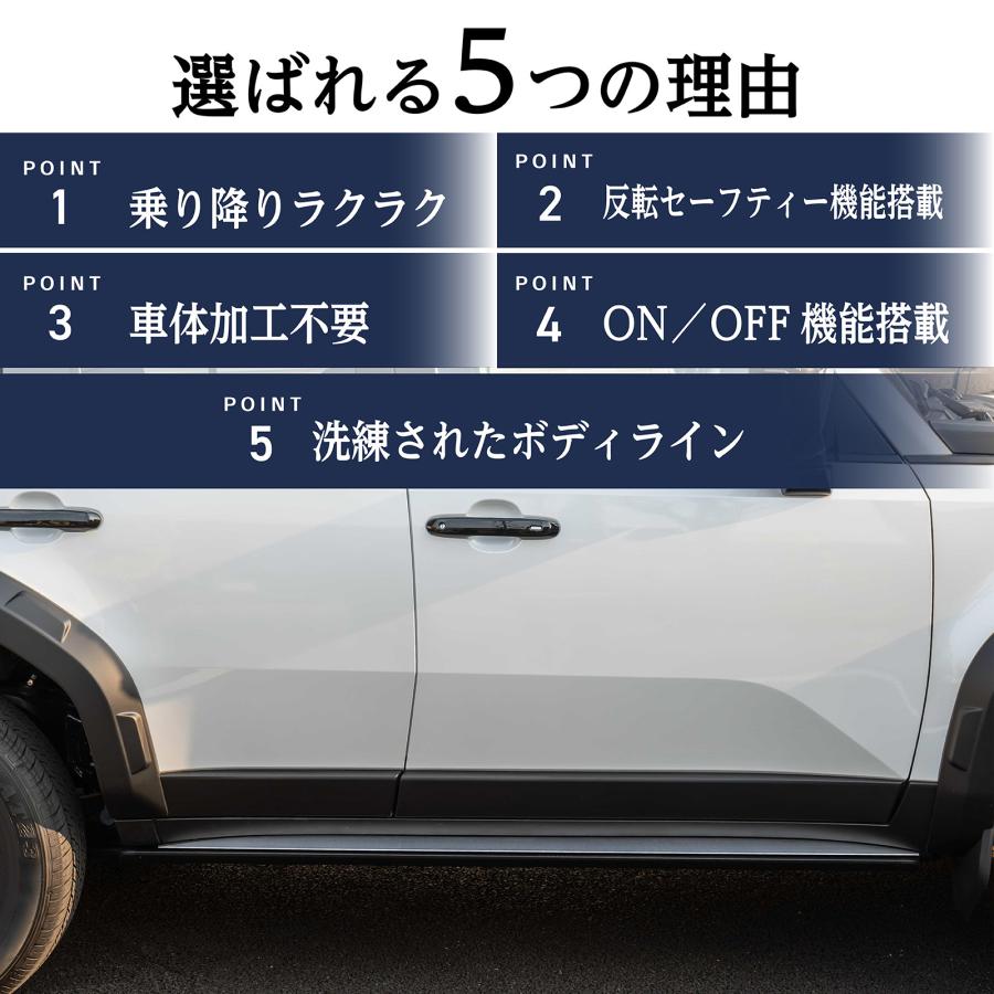 ランクル250 電動サイドステップ 国内発送 新品 新発売】 ランクル250専用 電動サイドステップ。選ぶ人だけが手