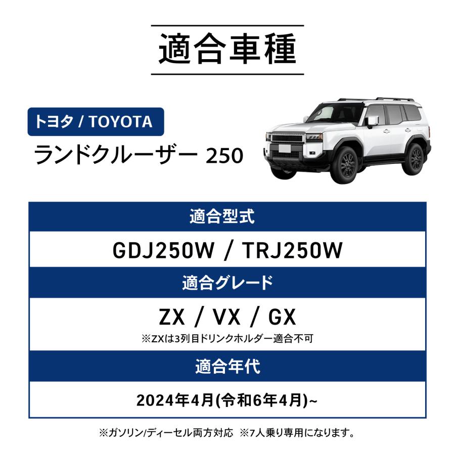 ランドクルーザー250 ドリンクホルダー フロント ランクル250 カスタム