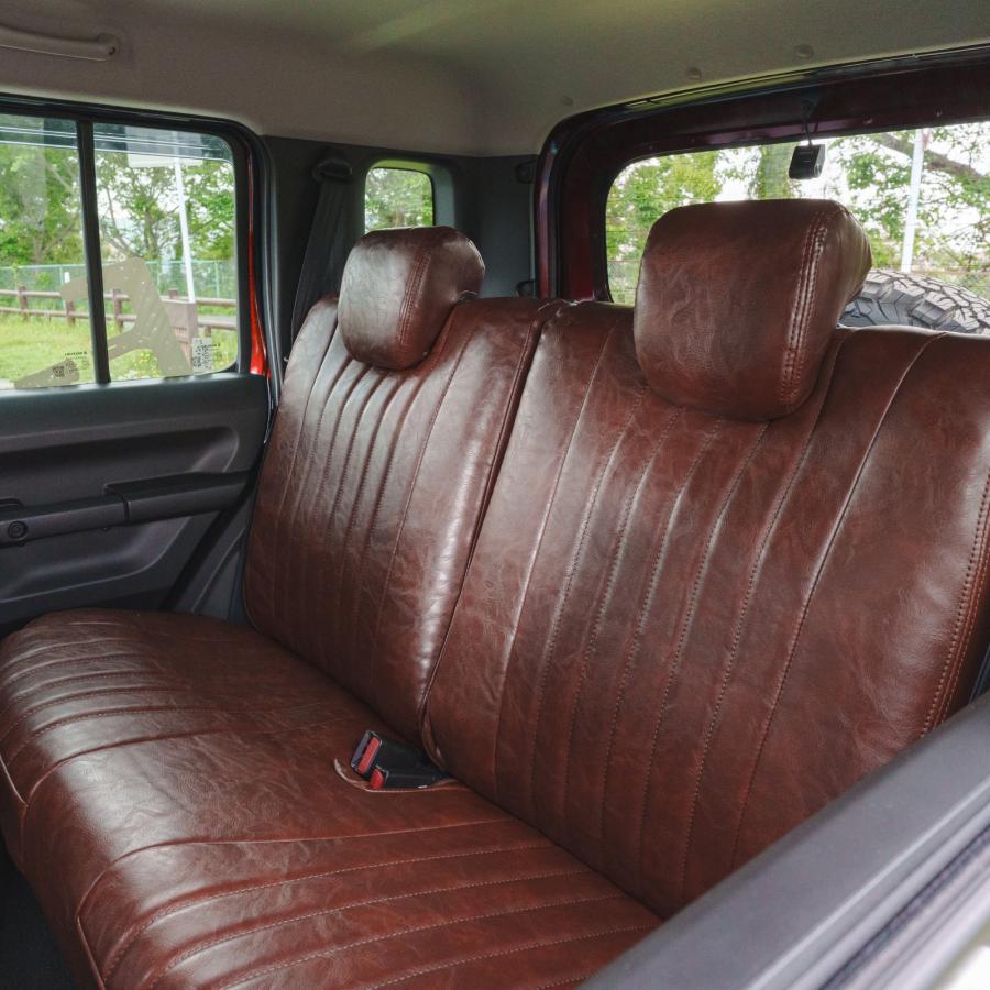 クラフトワークスジムニーシートカバー（キャメル）後部座席のみ