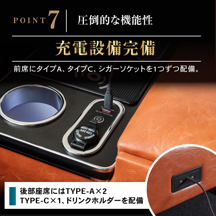 「車検対応」 「難燃証明書取得]」ハイエース 200系 クラシックスタイルキッド シートカバー 通常タイプ コンソール ボックス セット | ハイエース | 13