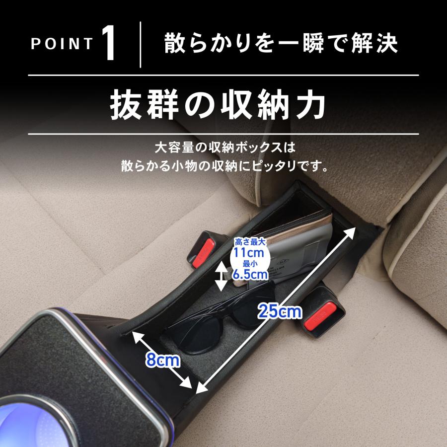 ムーブキャンバス コンソールボックス ワイヤレス充電付き 収納 内装 軽 軽自動車 アームレスト センターコンソール 専用 ムーヴ LA800S LA810S | ブランド登録なし | 05
