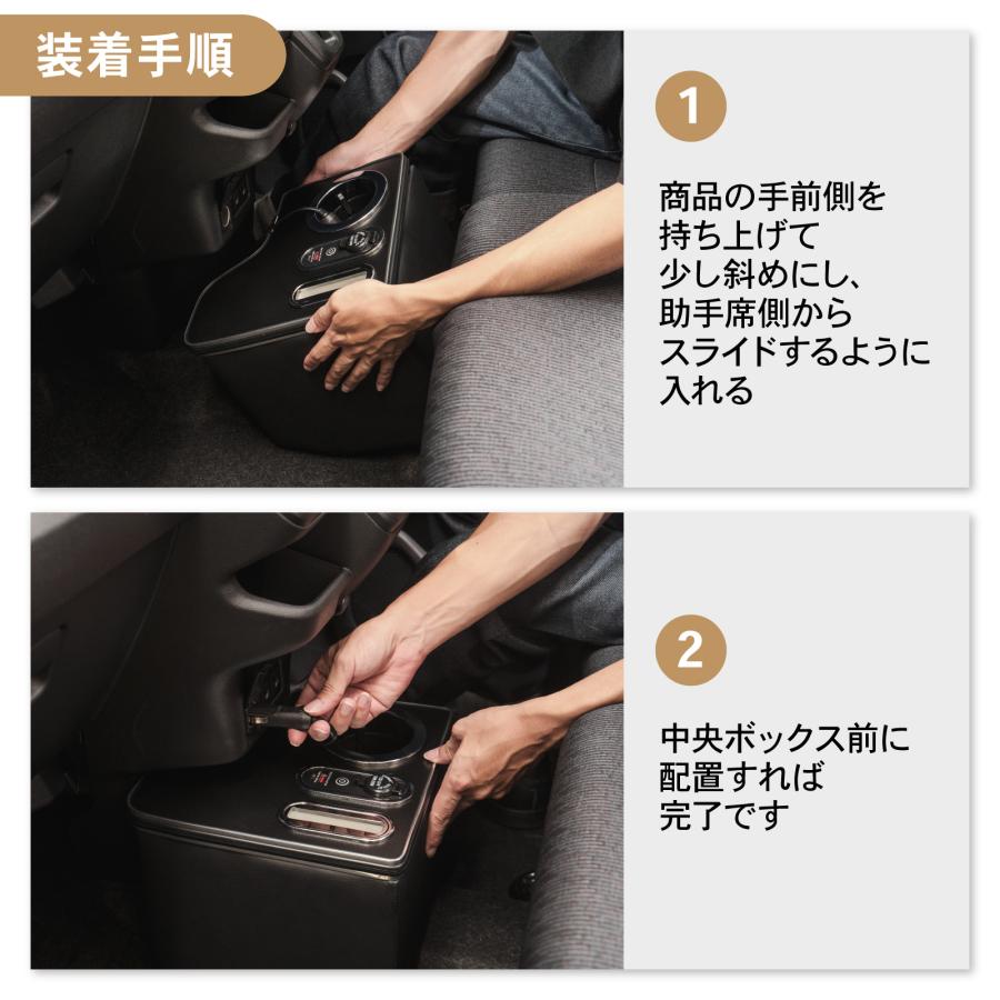 ムーヴ 専用 コンソールボックス 充電 後付け USB タイプA タイプC