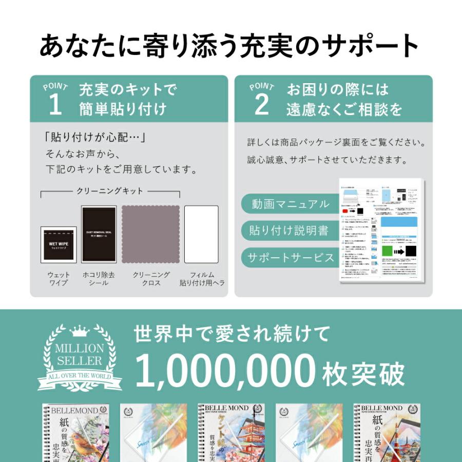 ベルモンド iPad Pro 11 ペーパー 紙 ライク フィルム 文字用 しっかりタイプ (第3世代 2021   第2世代 2020  YFF | iPad | 08