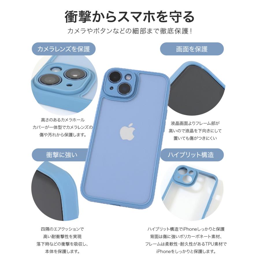 iPhone ケース 背面 クリア 透明 ガラス 調 8色 12 13 14 iPhone ケース 背面 クリア 透明 ガラス 調 8色 12 13 14
