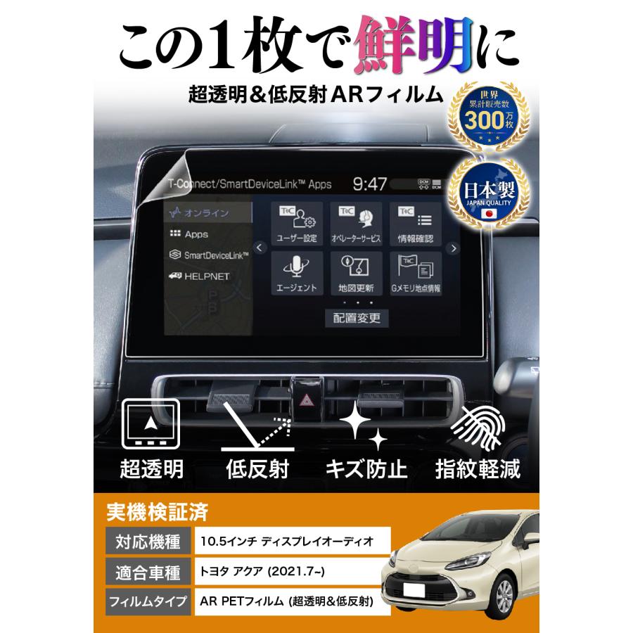 新品、未使用　現行型アクア用、エントリーナビキットとフィッティングキット アクア MXPK 10系 純正ナビ ディスプレイオーディオ 専用 ナビ