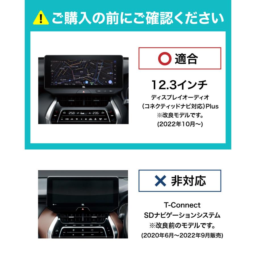 新型 ハリアー 80系 ( 型 2022.10~) ナビ フィルム 12.3 インチ 日本製