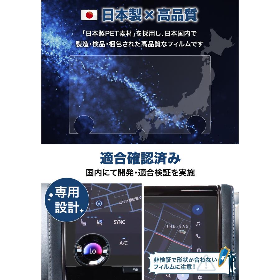 新型 アルファード ヴェルファイア 40系 ナビ フィルム 14インチ 