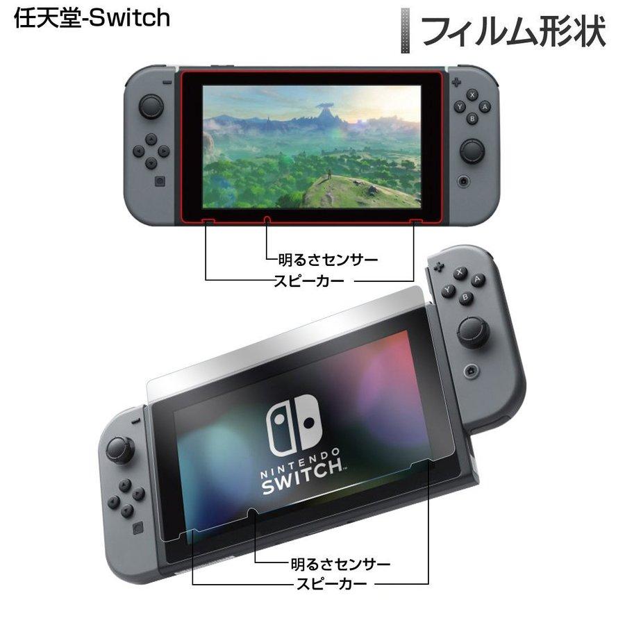 スイッチ フィルム ブルーライトカット アンチグレア switch フィルム スイッチ 保護フィルム 液晶保護 ガラスフィルム 日本製  YFF｜wadoo｜04