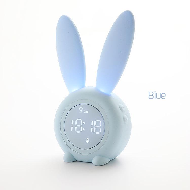 目覚まし時計 おしゃれ デジタル 子供 女の子 男の子 おすすめ キャラクター 光 かわいい 女の子 置き時計 置時計 デジタル かわいい おしゃれ ナイトライト か R0033bunnyclock Auto Mobile One ヤフー店 通販 Yahoo ショッピング