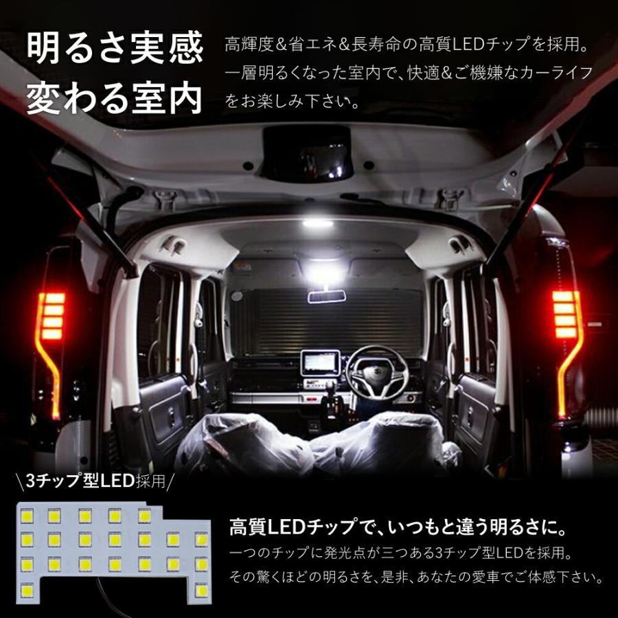 塗り壁ルームランプ確認用 WR-V WRV LED ルームランプ 室内灯 車内照明 インテリアランプ