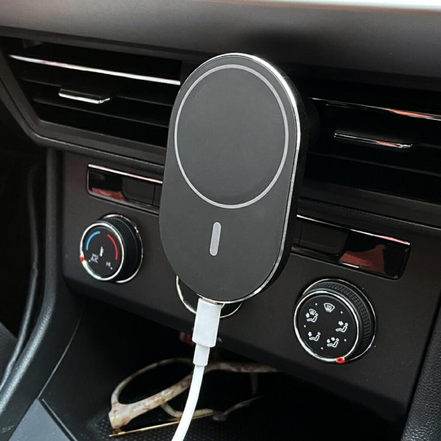 スマホホルダー 充電器 ワイヤレス充電器 車載ホルダー カーチャージャー 車載 車 ワイヤレス充電 Magsafe マグセーフ 対応 携帯 エアコン Iphone 13 楽天ロジ R0241magsafe Auto Mobile One ヤフー店 通販 Yahoo ショッピング