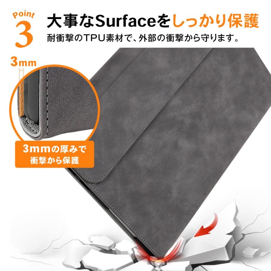 サーフェスケース surface go go2 pro pro4 pro5 pro6 pro7タッチペン