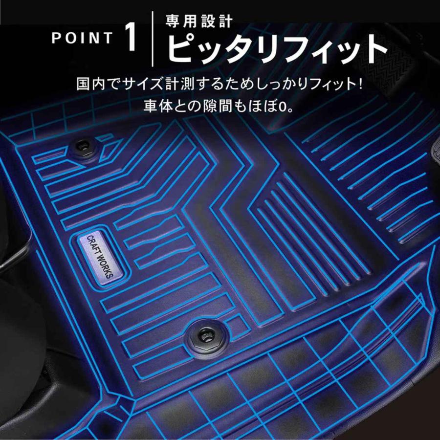 VOXY80マット ノア ヴォクシー 80系 フロアマット フロア マット 前期 後期 3D 立体