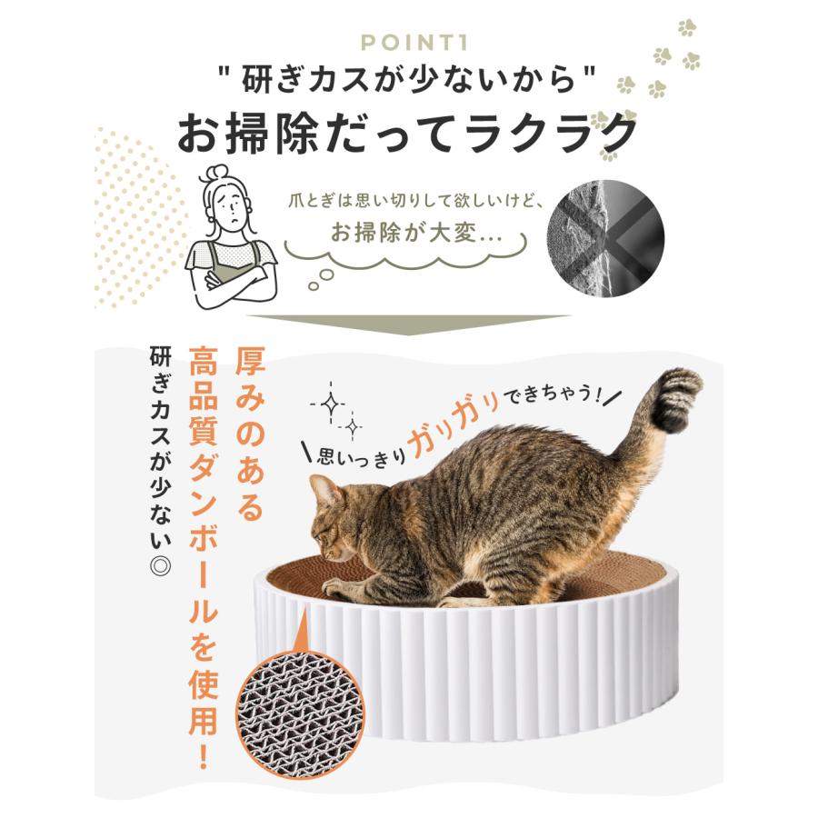 猫　爪とぎ  丸型 両面使用『純正国産ダンボール』日本製　爪研ぎ　ベッド 猫 爪とぎ 丸型 両面使用『純正国産ダンボール』日本製 爪研ぎ