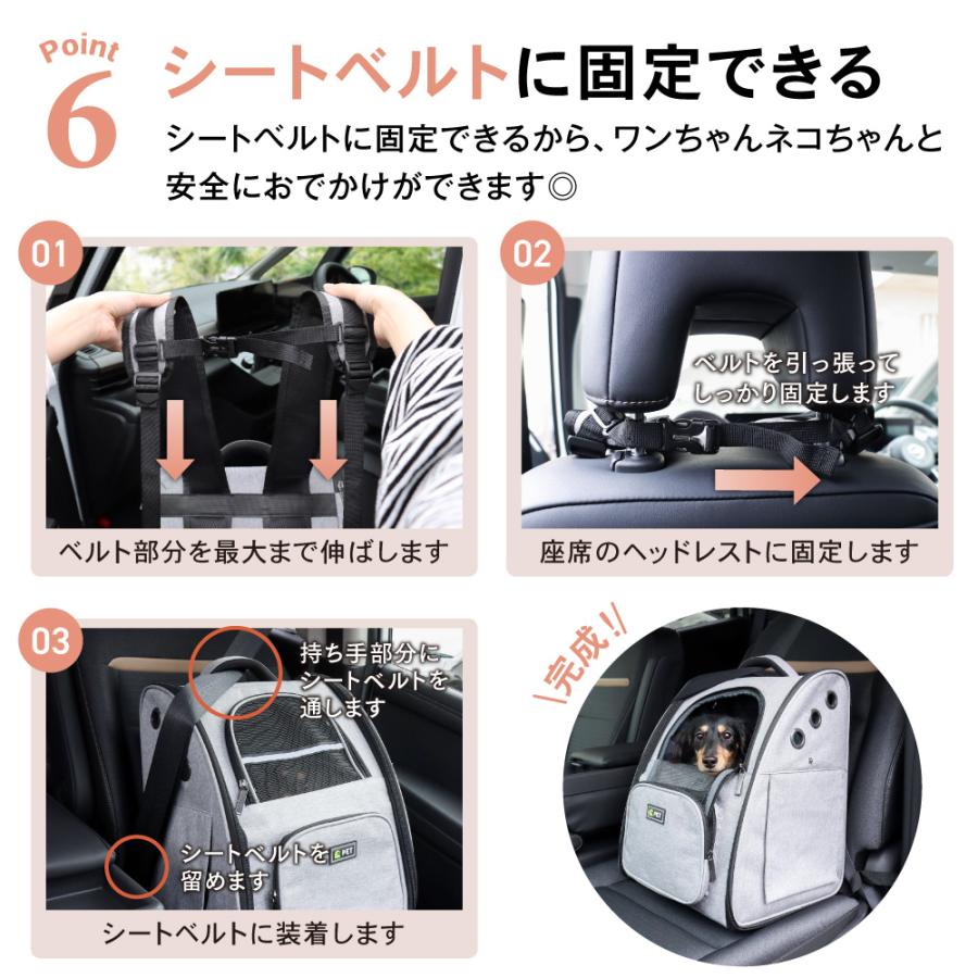 ペットキャリー リュック ペットキャリーバッグ 猫 折りたたみ