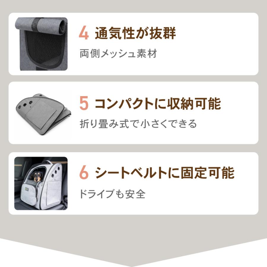 ペットキャリー リュック ペットキャリーバッグ 猫 折りたたみ