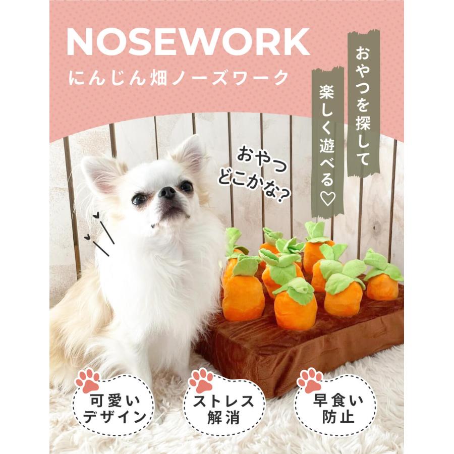 犬 おもちゃノーズワーク ペット にんじん畑 知育玩具 犬用品 犬用