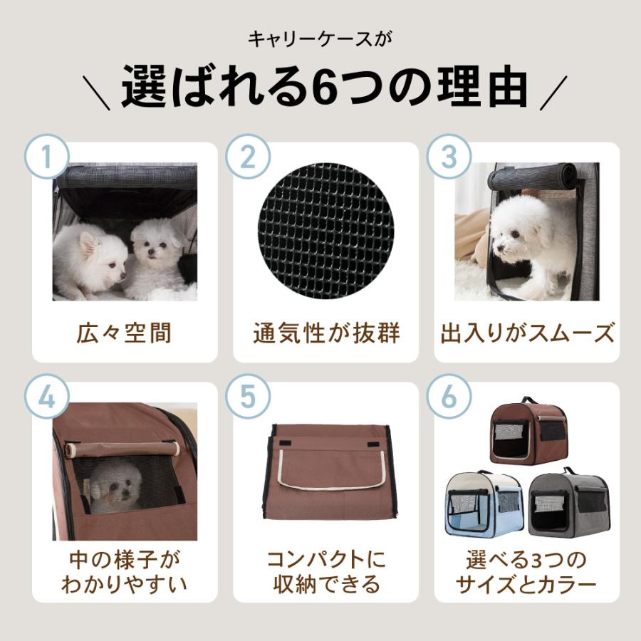 キャリーケース ペット Lサイズ 犬 猫 キャリーバッグ キャリー バッグ