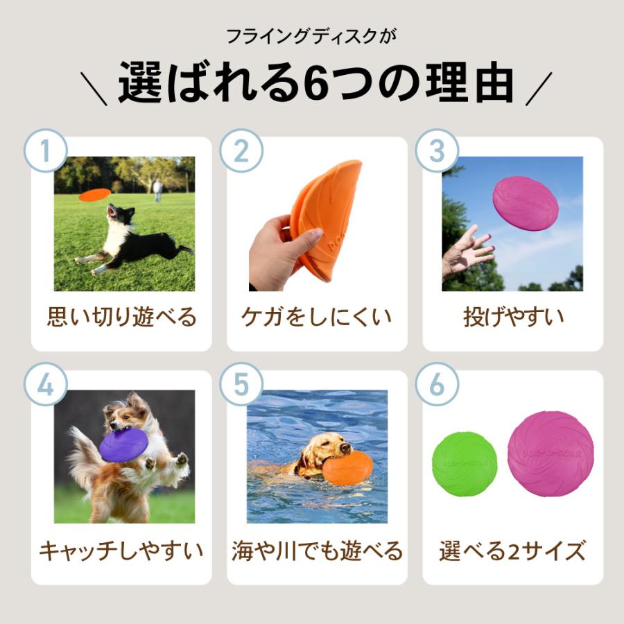 フライングディスク 犬 犬用 15cm 18cm おもちゃ 柔らか 運動 軽量