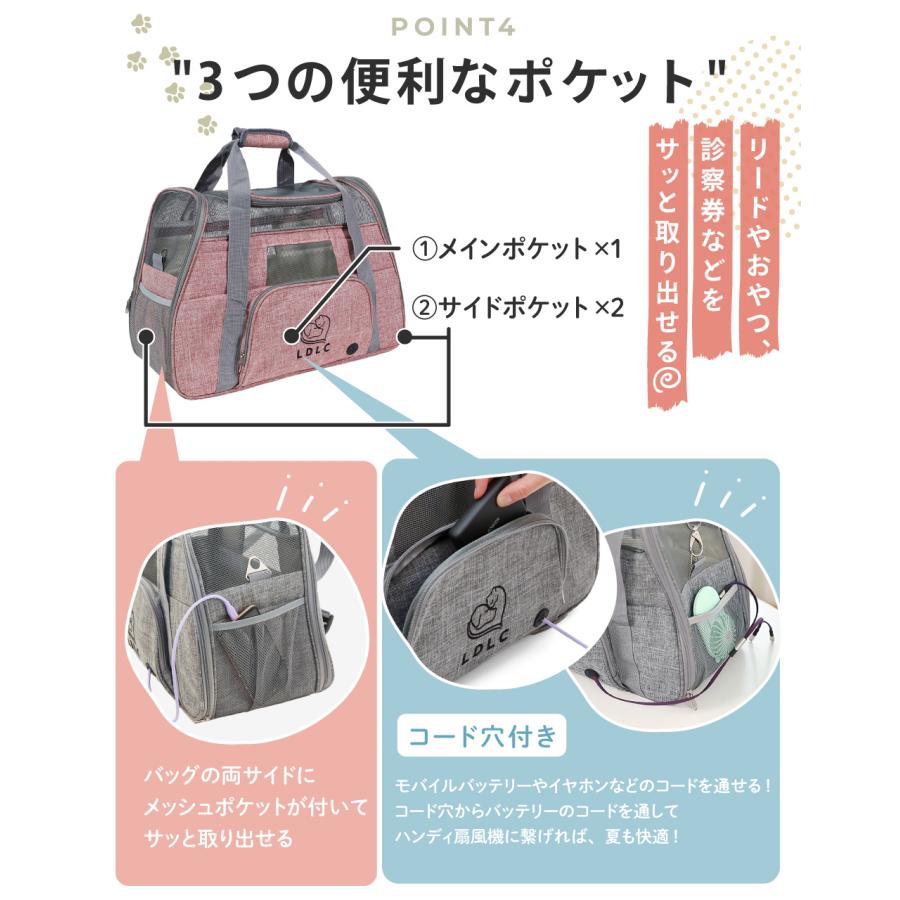 2WAY ペットキャリーバッグ 犬 キャリー 猫 ペットキャリー ケース