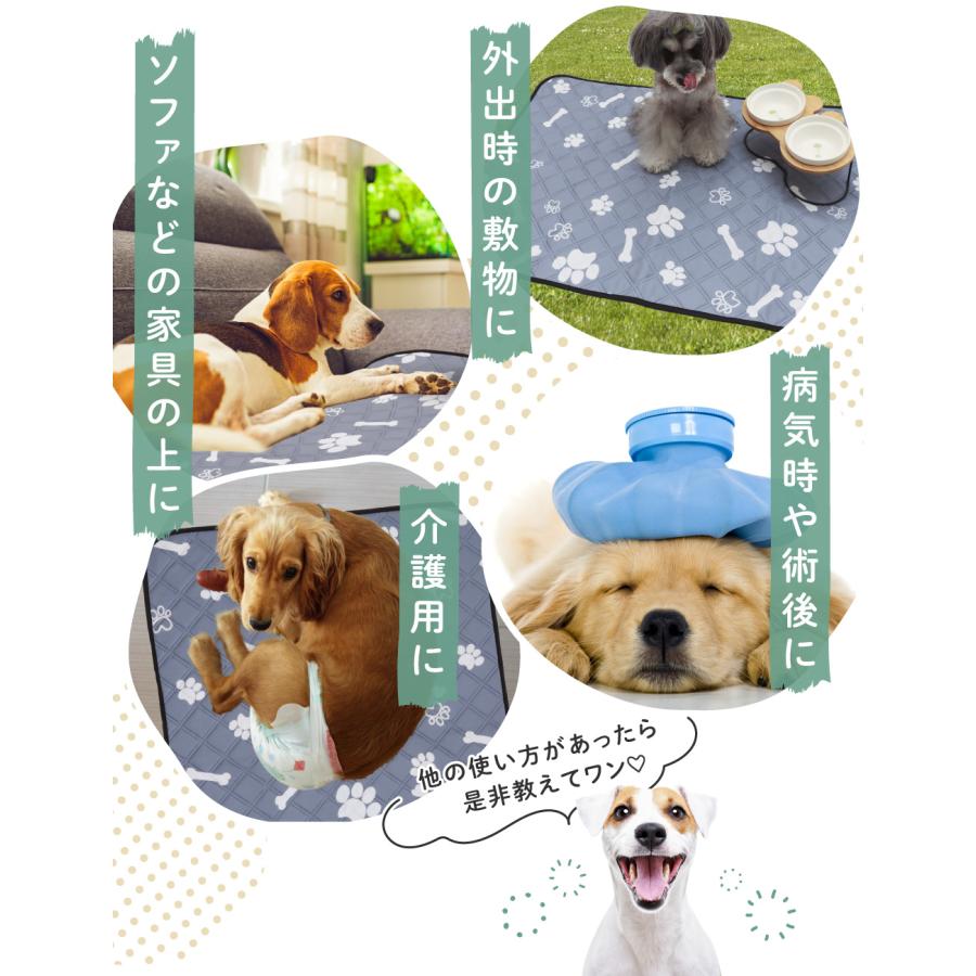 洗えるトイレマット2枚セット Mサイズ ペットシーツ 洗える おしっこ