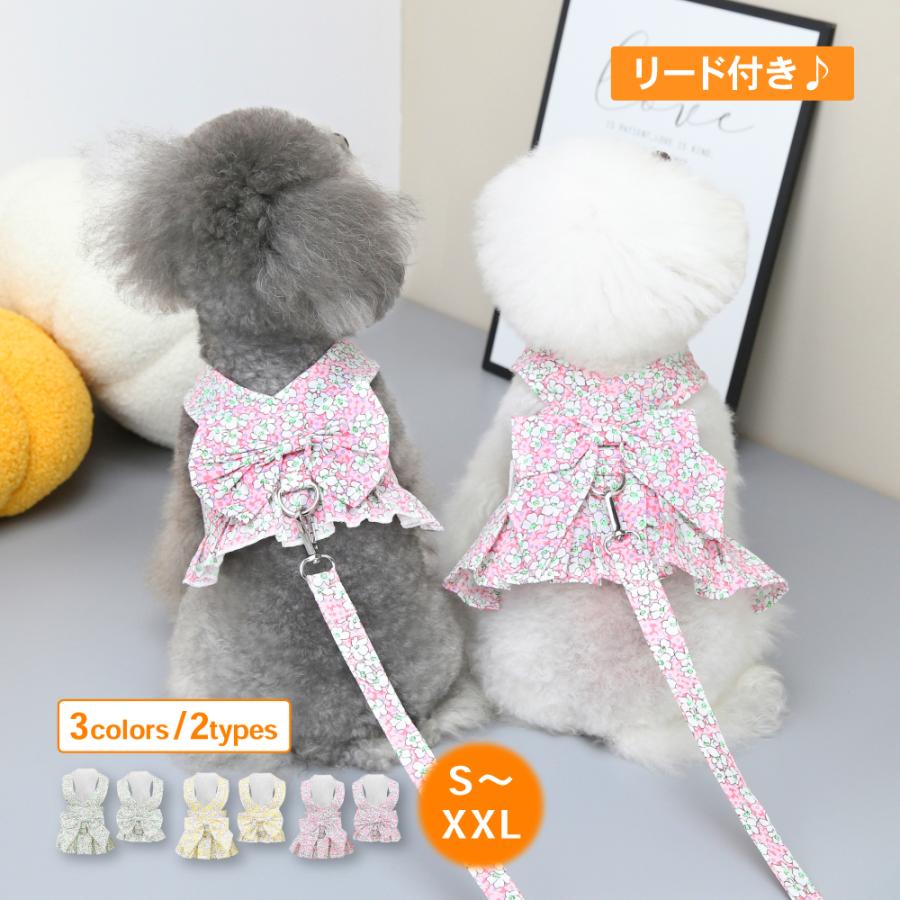 ウェア型ハーネス ハーネス&リードセット ハーネスリード 犬 小型犬
