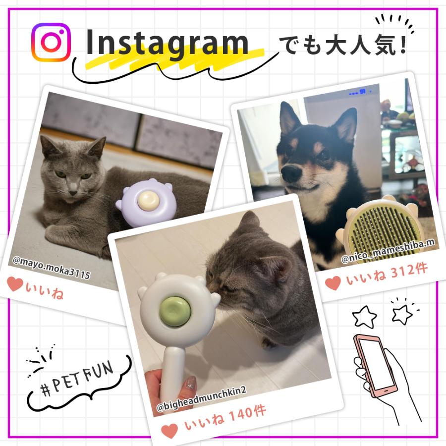 ペットブラシ 猫ブラシ 犬ブラシ 抜け毛取り 犬 猫 ブラッシング 短毛