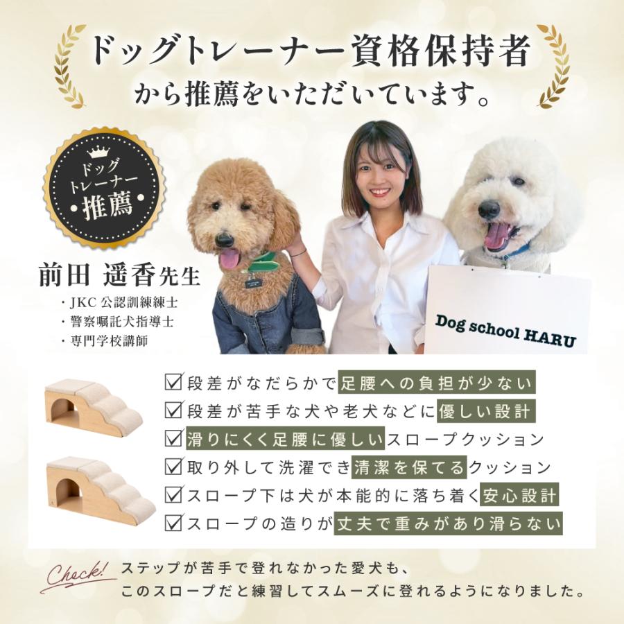 ドッグスロープ 4段 スロープ ステップ 犬 ペット用 階段 ドッグ