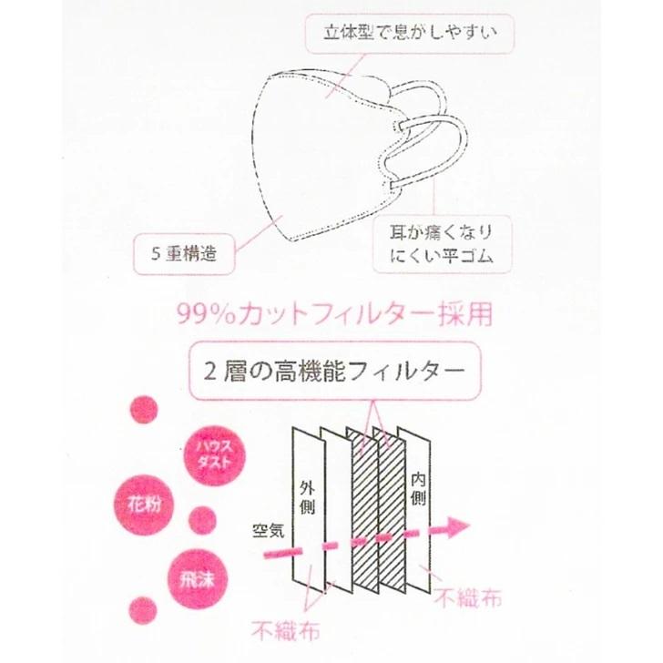 立体型マスク 7DAYS FIT MASK 4袋セット 選べる2タイプ アース