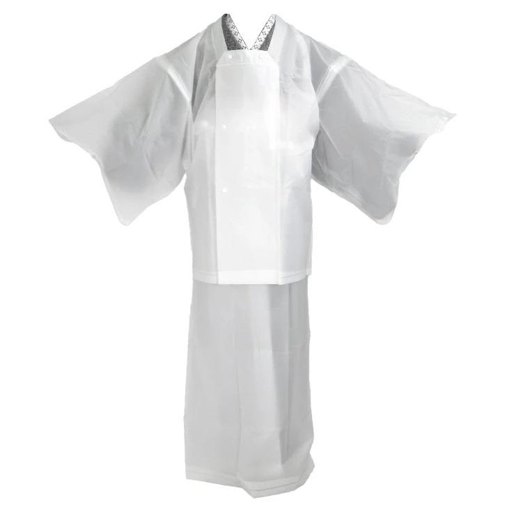 あづま姿 着物用 二部式 雨コート レインコート レインウェア  