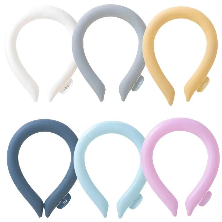 クールネックバンド ソリッドカラー 選べる6タイプ クールリング 熱中症対策 エコ Cool Neck Band 28℃以下で白色化 小泉