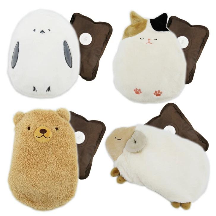 蓄熱湯たんぽ ほんやら堂 ECO YUTANPO 洗えるカバー付き シマエナガ