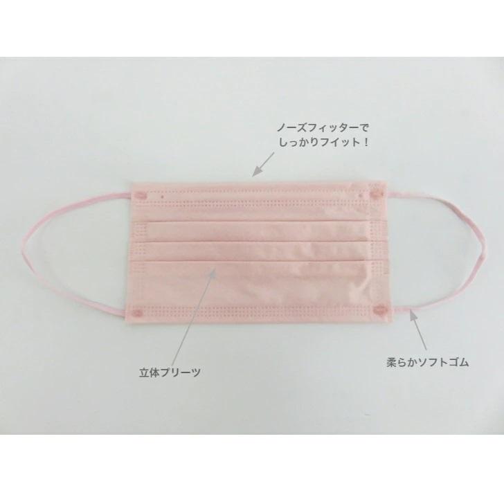 接触冷感 不織布マスク 3袋セット 1袋同色5枚入り 選べる5色 冷感
