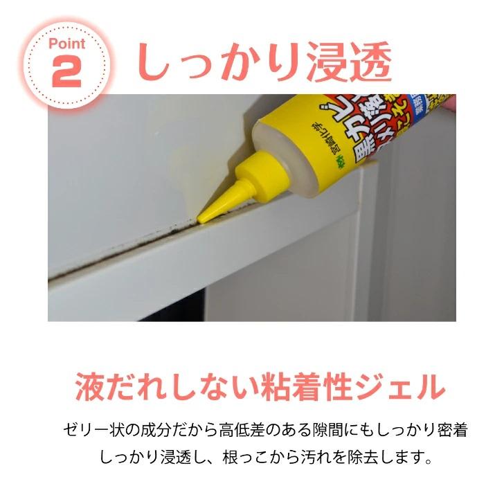 根こそぎ革新 3本 カビ取り洗剤 低臭 カビ取り剤 強力 カビ取り宣言 正規代理店 黒カビ お風呂 カビ取り 排水口 宮崎化学 正規代理店｜waen0707｜05