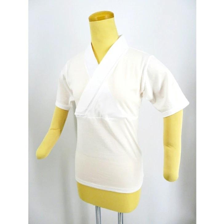 Tシャツ半襦袢 (夏用)M/L/LL 女性用 半襦袢 新 らくらくTシャツ