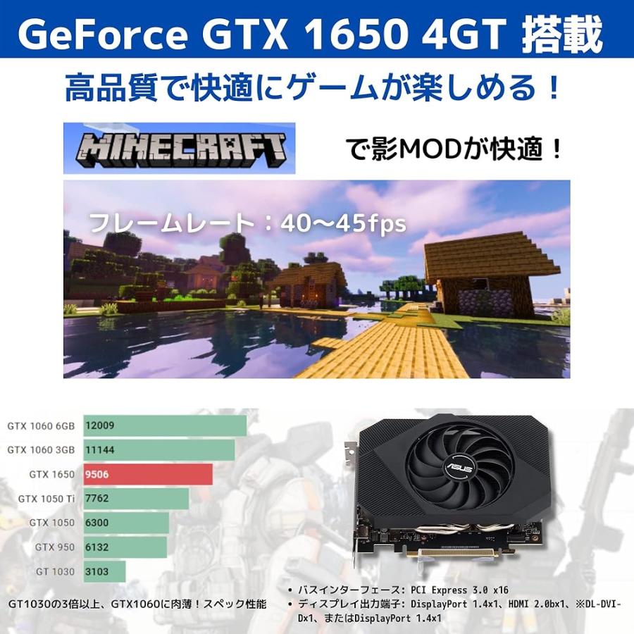 フォートナイトインスコ済/ゲーミングPC/メモリ16G/GTX1050 【公式通販】