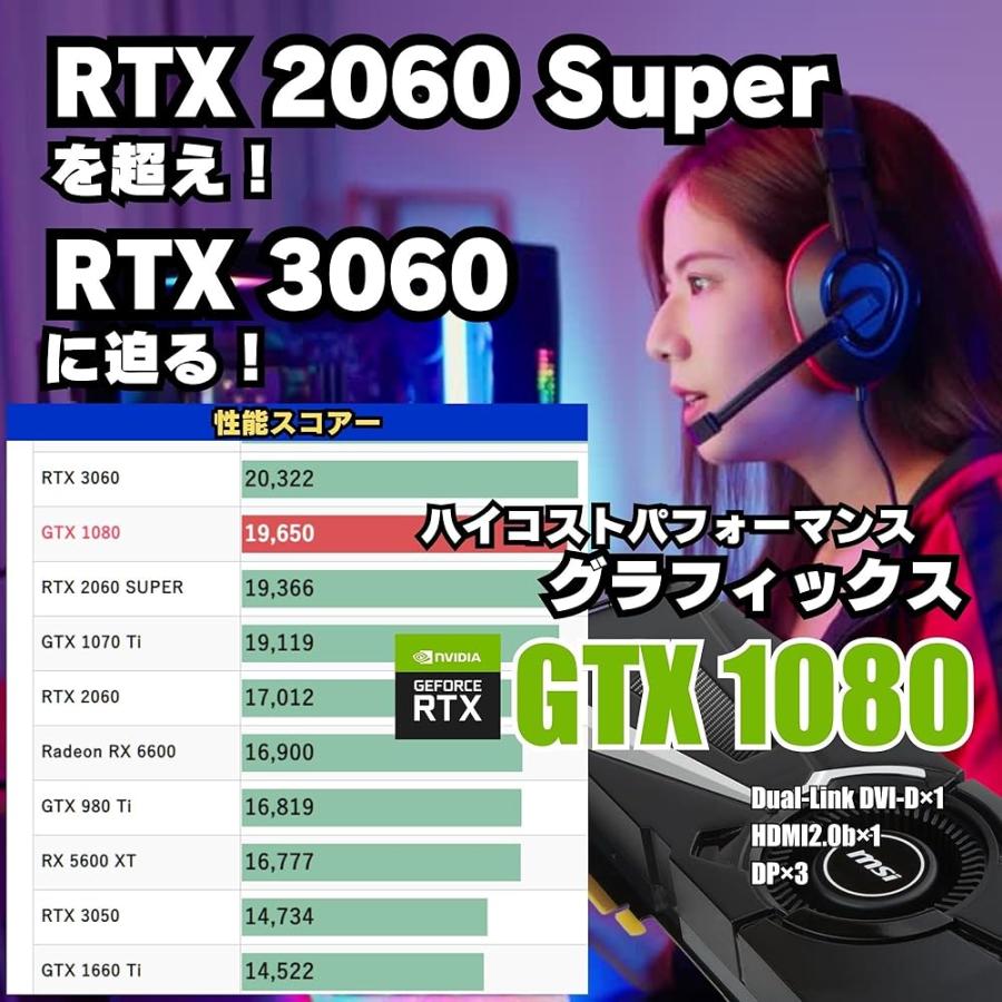整備済み品】 ゲーミングPC デスクトップPC タワー型 G-StormRシリーズ