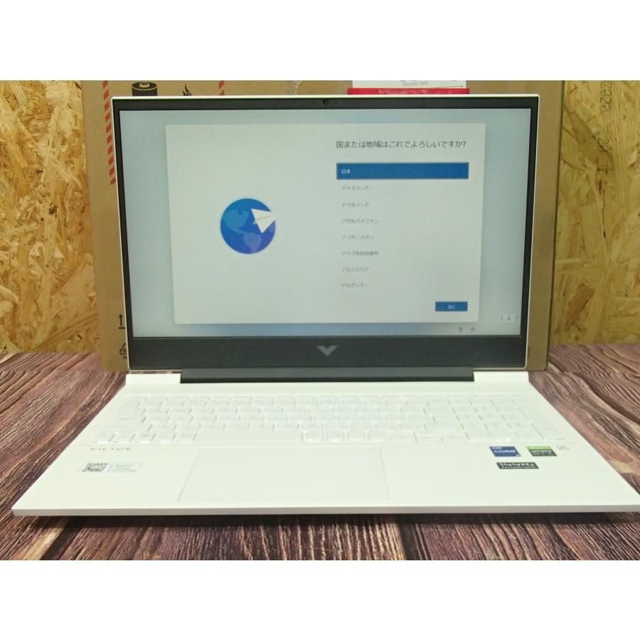 ゲーミングノートPC RTX 3050 搭載 Victus by HP 16-d0135TX 展示美品 Core i5-11400H メモリ 16GB SSD 512GB 16.1型FHD | 日本HP | 04