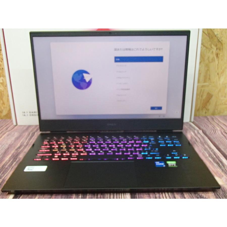 ゲーミングノートPC RTX 3060 搭載 OMEN by HP 16-b0150TX 展示美品 Core i5-11400H メモリ8GB SSD512GB 16.1型FHD | OMEN | 11