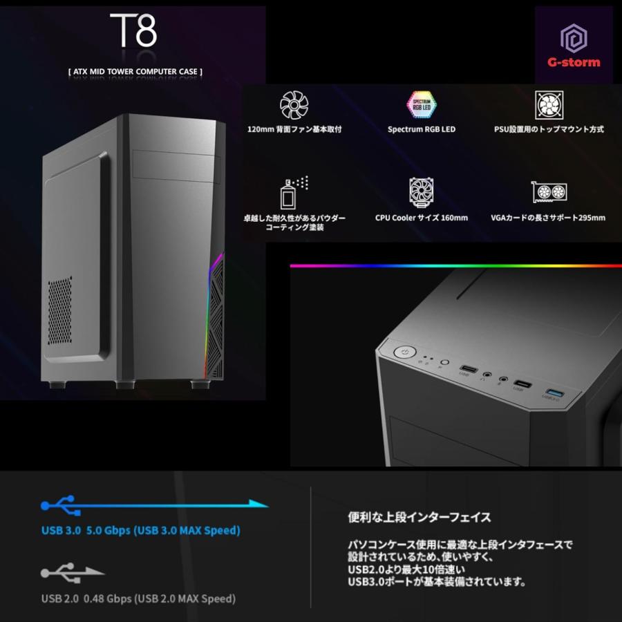 ゲーミングPC デスクトップ 整備済み アウトレット GTX1650 Core i5-8400 16GB SSD512GB Win11 フォートナイト 90日保証 G-StormR |  | 05