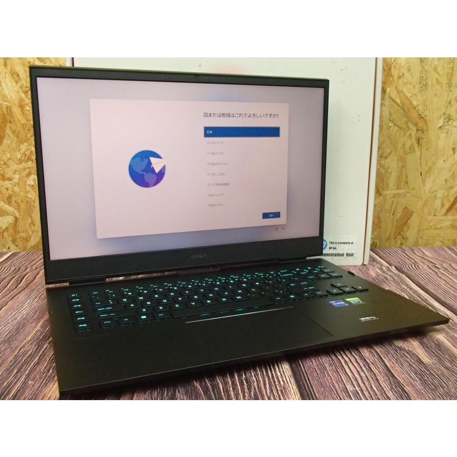 日本HP ゲーミングノートPC OMEN by HP 17-ck0036TX 展示美品 ゲームPC 
