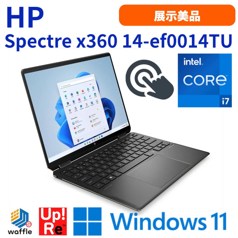 ノートパソコン タッチパネル OLED HP Spectre x360 14-ef0014TU 展示 