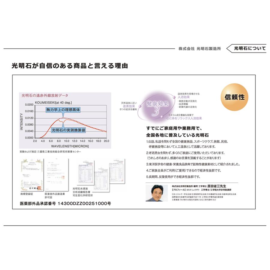 天然鉱石浴用剤 光明石 1.5kg 光明美人温泉 人工温泉 無色無臭 水溶性