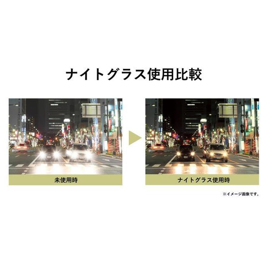 夜専用メガネ ナイトグラス スマート (ブラック・ブラウンデミ) 運転 ジョギング ランニング 車 サイクリング サングラス 夜間 夜 反射防止 メンズ レディース｜wafg｜06