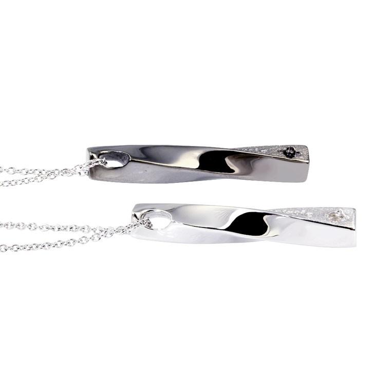 ララクリスティー ペアネックレス ペンダント シルバーアクセサリー シルバー ラブトルネード PAIR Label p3883-pの画像