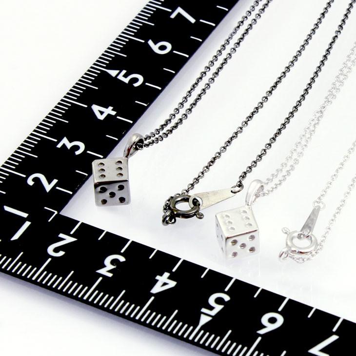 ララクリスティー ペアネックレス ペンダント シルバーアクセサリー ディスティニーダイスネックレス PAIR Label p8778-pの画像